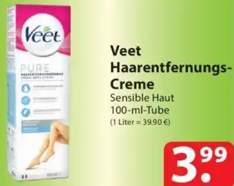 Famila Nord Ost Veet Haarentfernungs Creme 100 ml Tube Angebot