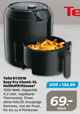 NETTO Tefal EY2018 Easy Fry Classic XL Heißluftfritteuse Angebot