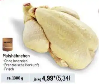 METRO Maishähnchen ca. 1300 g Angebot