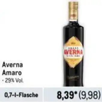 METRO Averna Amaro 0,7-L-Flasche Angebot