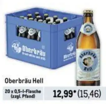 METRO Oberbräu Hell 20x0,5 L Flasche Angebot