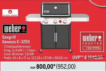 METRO Weber Gasgrill Genesis E-325S Angebot