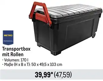 METRO METRO PROFESSIONAL Transportbox mit Rollen Angebot