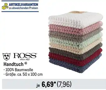 METRO ROSS Handtuch Angebot