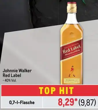 METRO Johnnie Walker Red Label 0,7-L-Flasche Angebot