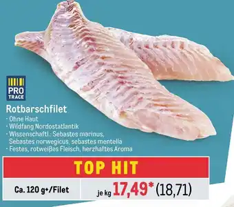 METRO Rotbarschfilet ca. 120 g+/Filet Angebot