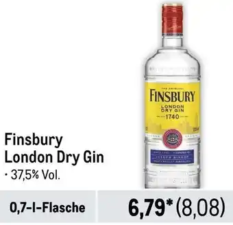 METRO Finsbury London Dry Gin 0,7-L-Flasche Angebot