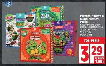 Edeka Pizzatainment X Ninja Turtles Pizza Packung Angebot