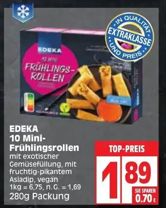 Edeka EDEKA 10 Mini- Frühlingsrollen 280g Angebot