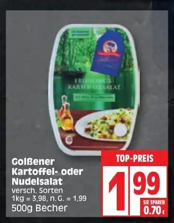 Edeka GolBener Kartoffel- oder Nudelsalat 500g Angebot