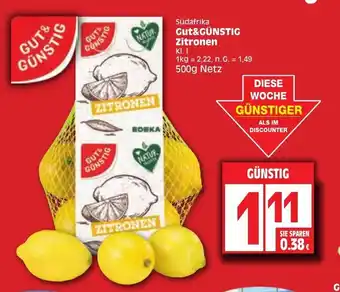 Edeka ZITRONEN 500g Angebot