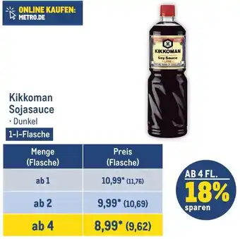 METRO Kikkoman Sojasauce 1-L-Flasche Angebot