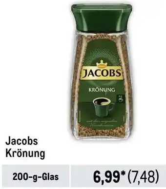 METRO Jacobs Krönung 200-g-Glas Angebot