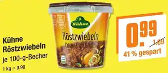 V Markt Kühne Röstzwiebeln 100-g-Becher Angebot