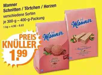 V Markt Manner Schnitten / Törtchen / Herzen 300-g-400-g-Packung Angebot