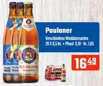 Hörl Getränke Paulaner 20 x 0,5 ltr. Angebot