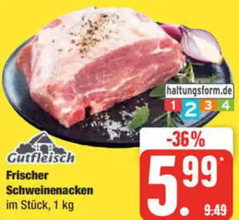 Edeka Gutfleisch Frischer Schweinenacken 1 kg Angebot