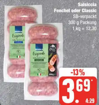 Edeka Edeka Originale Salsiccia Fenchel oder Classic 300 g Packung Angebot