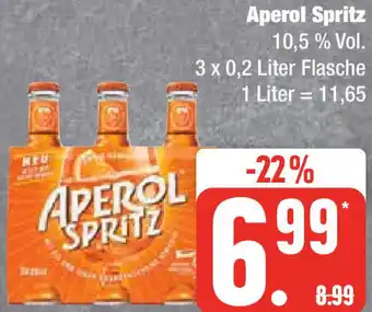 Edeka Aperol Spritz 3 x 0,2 Liter Flasche Angebot