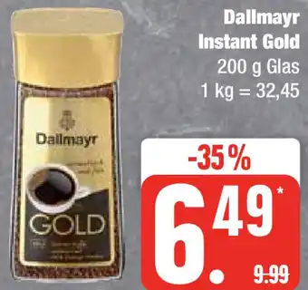 Edeka Dallmayr Instant Gold 200 g Glas Angebot