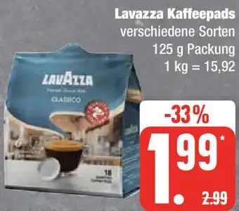 Edeka Lavazza Kaffeepads 125 g Packung Angebot