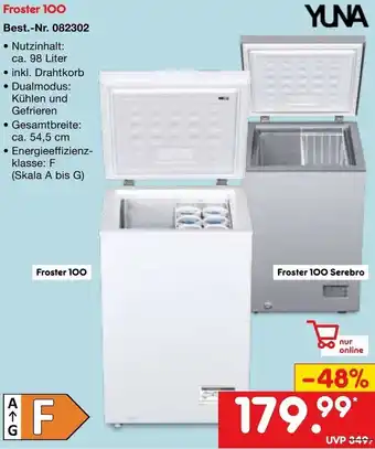 Netto Marken-Discount YUNA Froster 100 Angebot