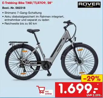 Netto Marken-Discount ROVER E-Trekking-Bike TMR/TLR709, 28" Angebot