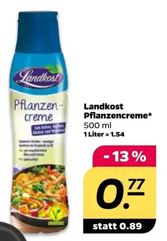 NETTO Landkost Pflanzencreme 500ml Angebot