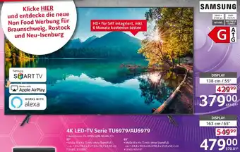 Selgros SAMSUNG 4K LED-TV Serie TU6979/AU6979 Angebot