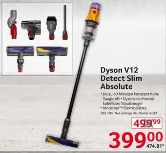 Selgros Dyson V12 Detect Slim Absolute Angebot