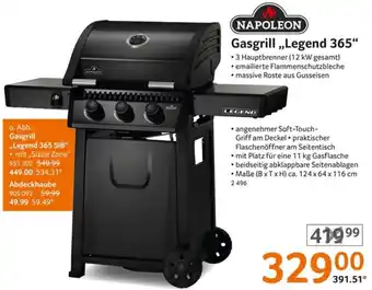 Selgros NAPOLEON Gasgrill ,,Legend 365" Angebot