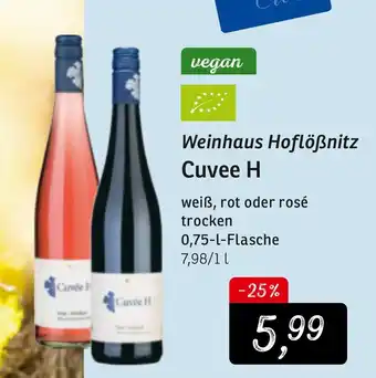 KONSUM Weinhaus Hoflößnitz Cuvee H 0,75L Angebot