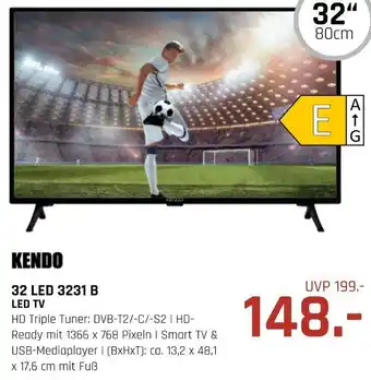 Hirsch und Ille KENDO 32 LED 3231 B LED TV Angebot