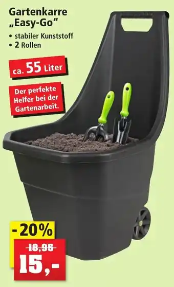 Thomas Philipps Gartenkarre ,,Easy-Go" ca. 55 Liter Angebot