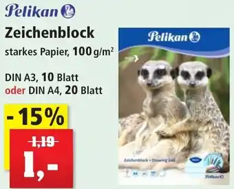 Thomas Philipps Pelikan Zeichenblock Angebot