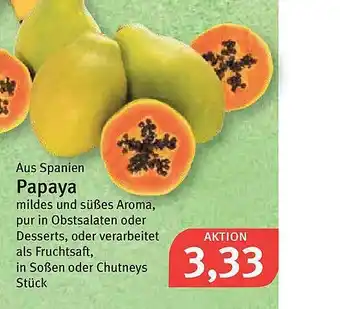 Feneberg Papaya Angebot