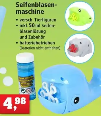 Thomas Philipps Seifenblasenmaschine Angebot