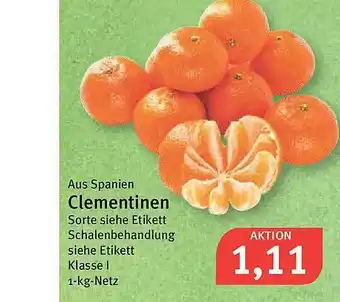 Feneberg Clementinen Angebot