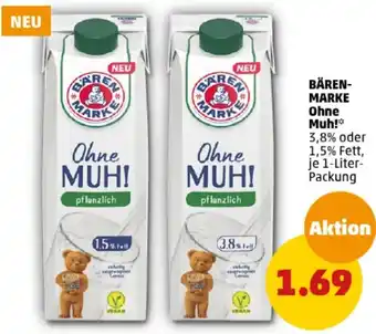 PENNY BÄRENMARKE Ohne Muh! 1-Liter-Packung Angebot