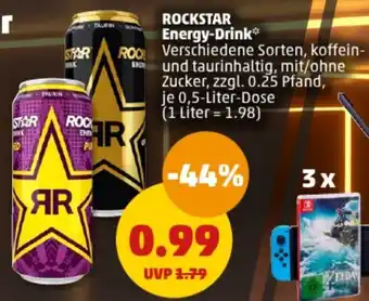 PENNY ROCKSTAR Energy-Drink 0,5 Liter Dose Angebot