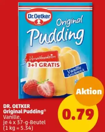 PENNY DR. OETKER Original Pudding 4 x 37-g-Beutel Angebot