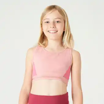 Decathlon Sport-bustier baumwolle mädchen rosa Angebot