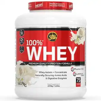 Decathlon All stars whey protein vanilla 2270g Angebot
