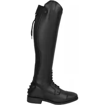 Decathlon Winter damen reitstiefel calgary kunstleder schwarz extra kurz/eng Angebot