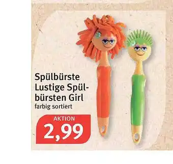 Feneberg Spülbürste Lustige Spülbürsten Girl Angebot