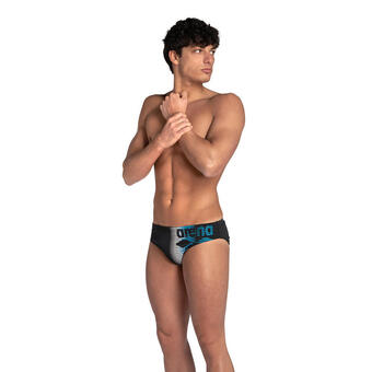 Decathlon Badehose slip herren arena - schwarz/blau Angebot