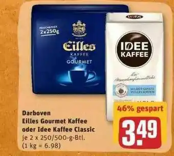 REWE Darboven Eilles Gourmet Kaffee Oder Ldee Kaffee Classic Angebot