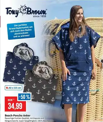 Stolz Tony Brown Beach-poncho Anker Angebot