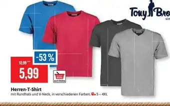 Stolz Tony Brown Herren-t-shirt Angebot