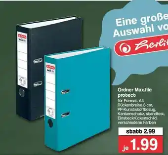 Famila Nord Ost Ordner Max.file Protect Angebot